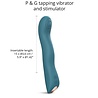 Love to Love Love to Love Swap Vibrator – P&G Spot Stimulator with Tapping & Vibration – Blue Love to Love Love to Love Swap Vibrator – P&G Spot Stimulator with Tapping & Vibration – Blue