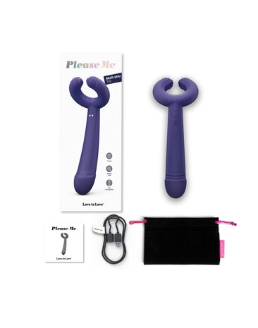 Love to Love Please Me - Multi Vibrator mit flexiblem Ring