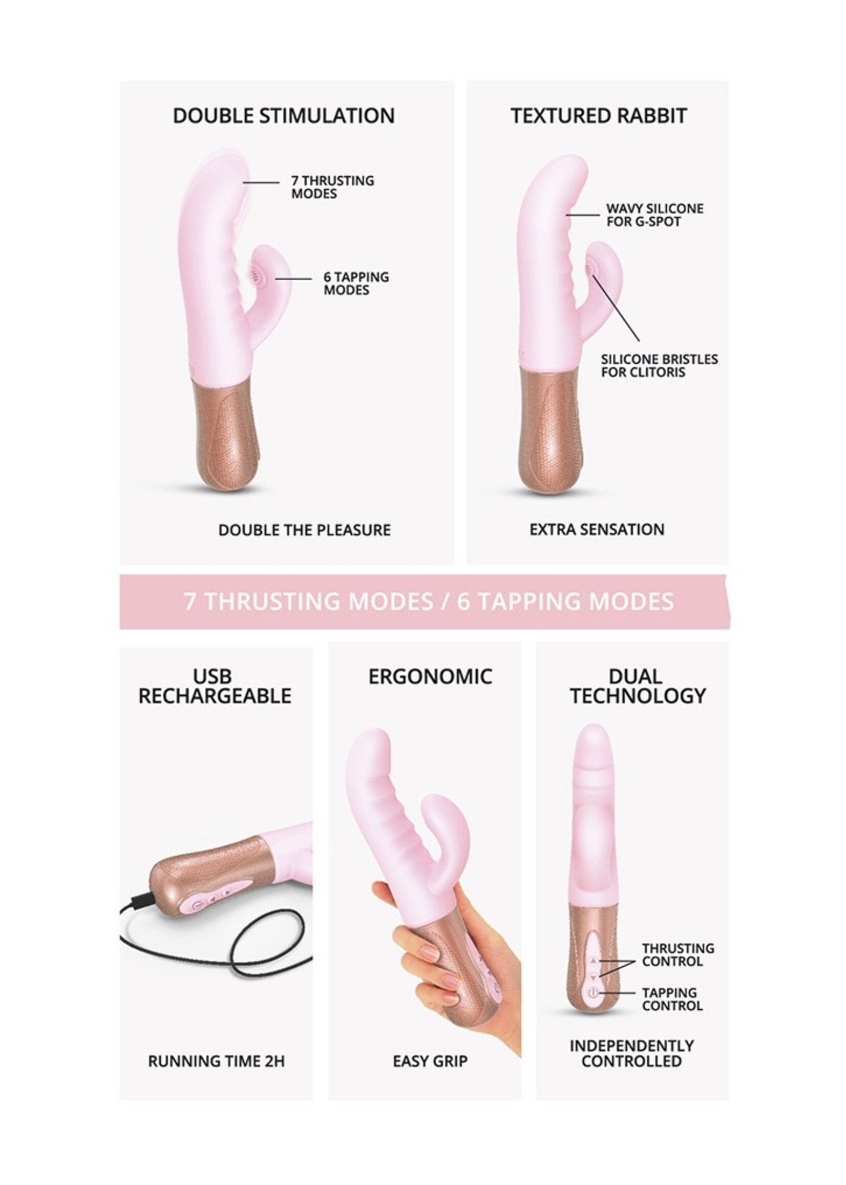 Love to Love Sassy Bunny | Vibromasseur Rabbit