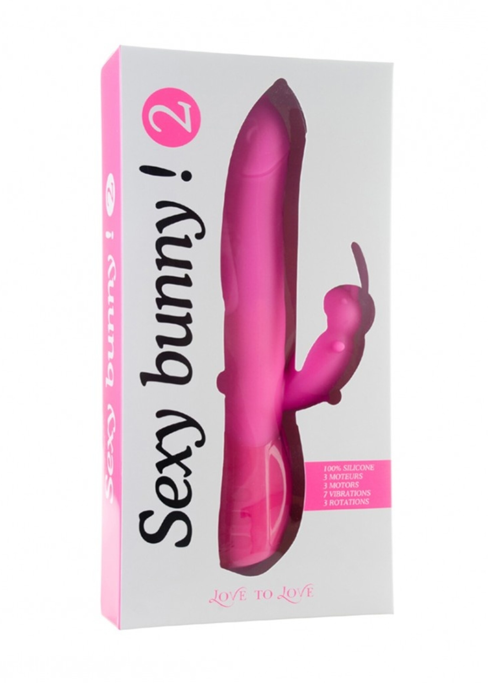 Love to Love Sexy Bunny 2 - Rabbit Vibrator mit drei Motoren