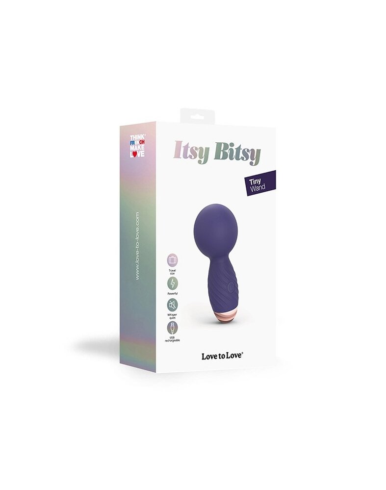 Love to Love Itsy Bitsy - massagestick met flexibele 360°-kop Love to Love Itsy Bitsy - massagestick met flexibele 360°-kop