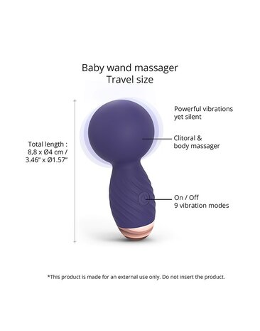 Love to Love Love to Love Mini Wand Vibrator  | Wand Vibrator Love to Love Love to Love Mini Wand Vibrator  | Wand Vibrator