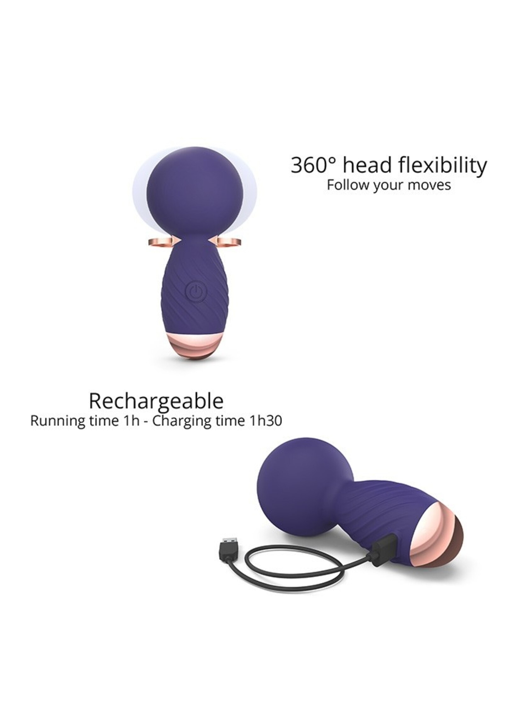 Love to Love Mini Wand Vibrator  | Vibromasseur wand
