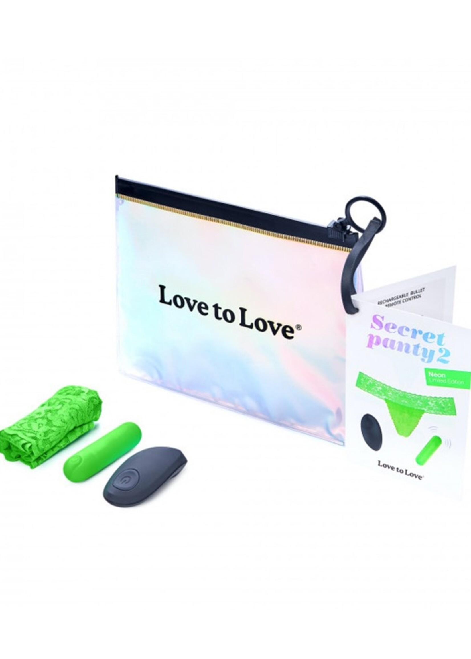 Love to Love Secret Panty 2 - Tragbarer Vibrator mit Fernbedienung