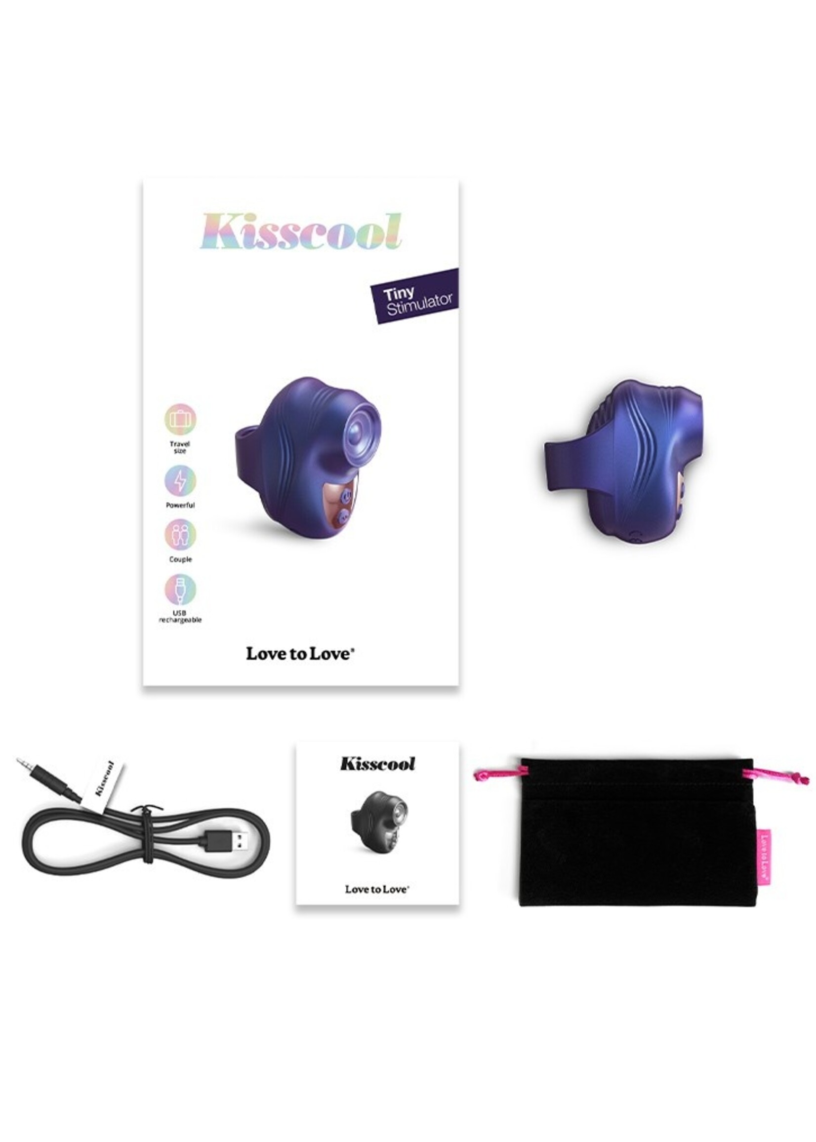 Love to Love Kisscool - Vingervibrator