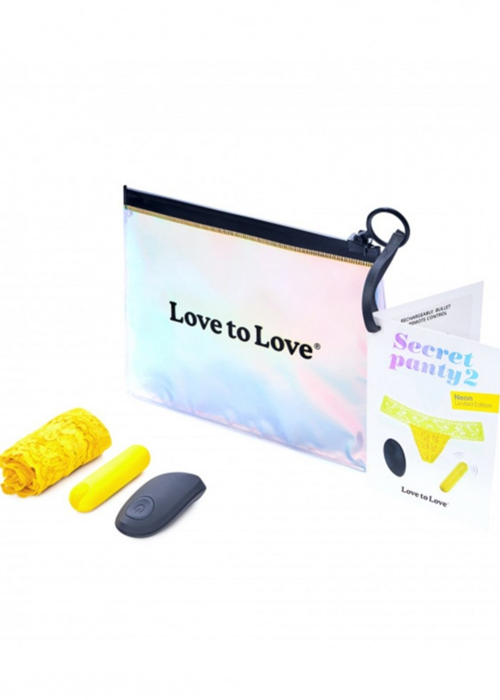Love to Love Secret Panty 2 - Draagbare vibrator met afstandsbediening