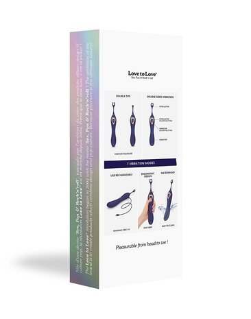 Love to Love Love to Love Ô Mega - G-Punkt Vibrator mit dualer Stimulation Love to Love Love to Love Ô Mega - G-Punkt Vibrator mit dualer Stimulation