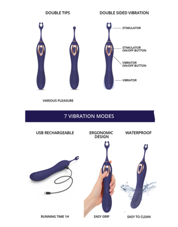 Love to Love Love to Love Ô Mega - G-Punkt Vibrator mit dualer Stimulation Love to Love Love to Love Ô Mega - G-Punkt Vibrator mit dualer Stimulation