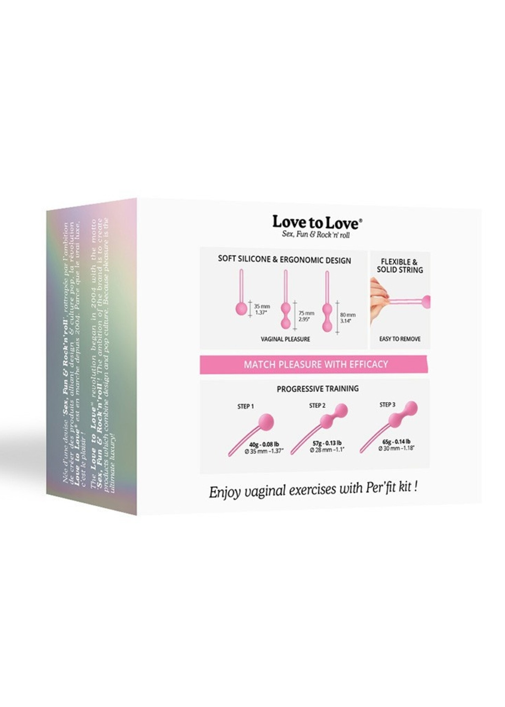 Love to Love Per’Fit Kit - Kegel Balls Ø2,8-3,5 cm