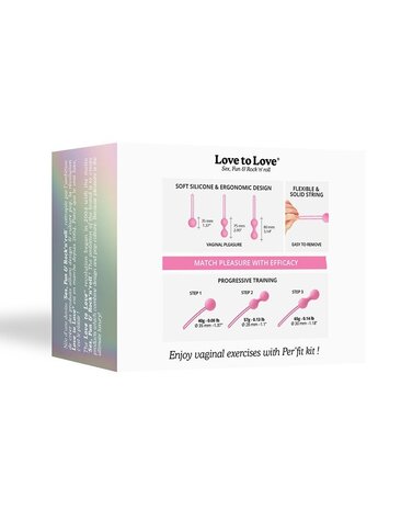 Love to Love Kit Per'Fit - Ensemble de boules de Kegel