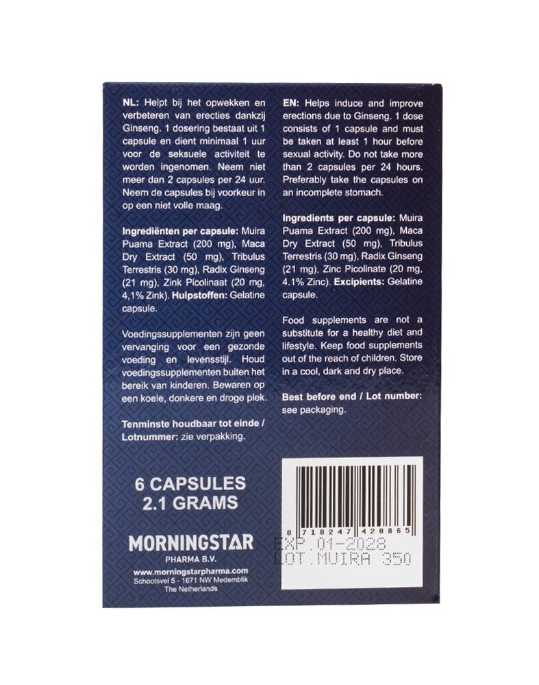 Morningstar Morningstar - Libido Xtreme 2.0 - 36 g Morningstar Morningstar - Libido Xtreme 2.0 - 36 g