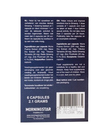 Morningstar Morningstar - Libido Extreme Dark Blue 2.0 - 2.1g Morningstar Morningstar - Libido Extreme Dark Blue 2.0 - 2.1g