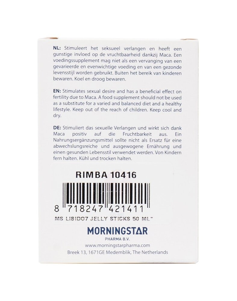 Morningstar Morningstar - Libido7 Gelee-Sticks - 50 ml Morningstar Morningstar - Libido7 Gelee-Sticks - 50 ml