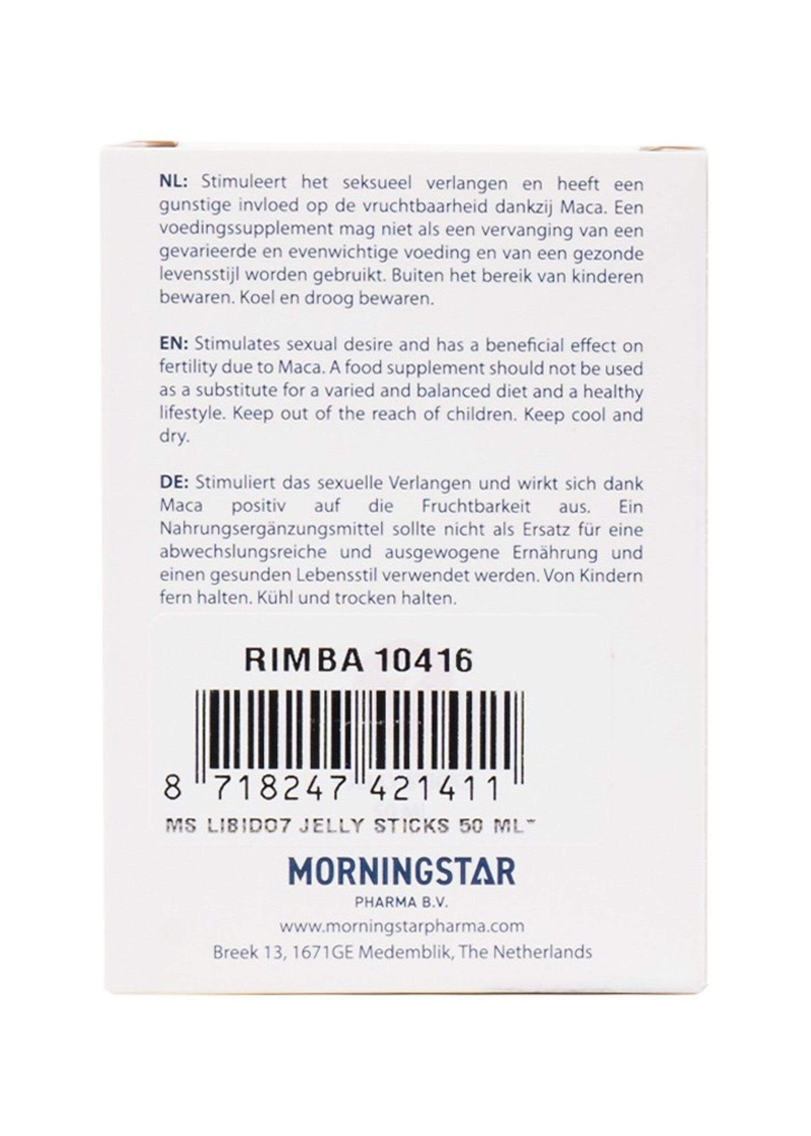 Morningstar Libido7 Gelee-Sticks - 50 ml