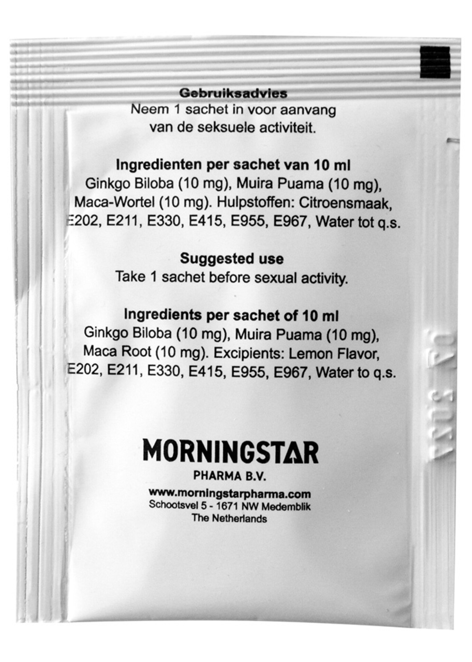 Morningstar Devils Candy Oral Jelly - 5 x 10 ml - Stimuleert snel het seksuele verlangen