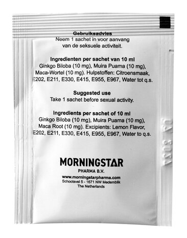 Morningstar Devils Candy Oral Jelly - 5 x 10 ml - Stimuleert snel het seksuele verlangen