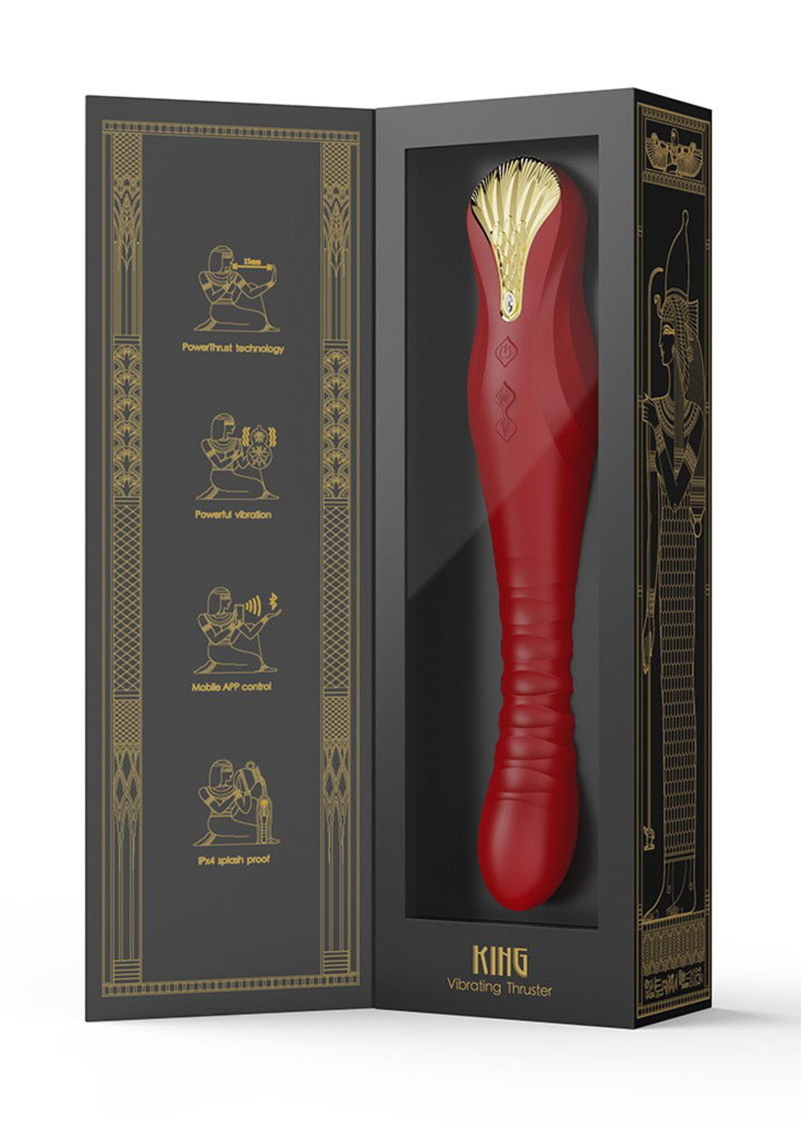 ZALO King - Stoßvibrator mit App-Steuerung