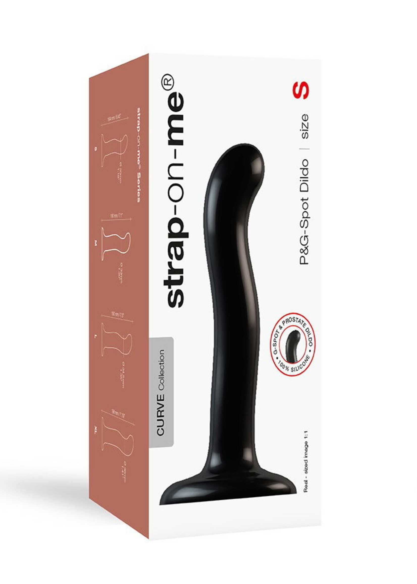 Strap-On-Me P&G Spot Dildo S - G- & P-Punkt Dildo 16,4 cm Ø3 cm