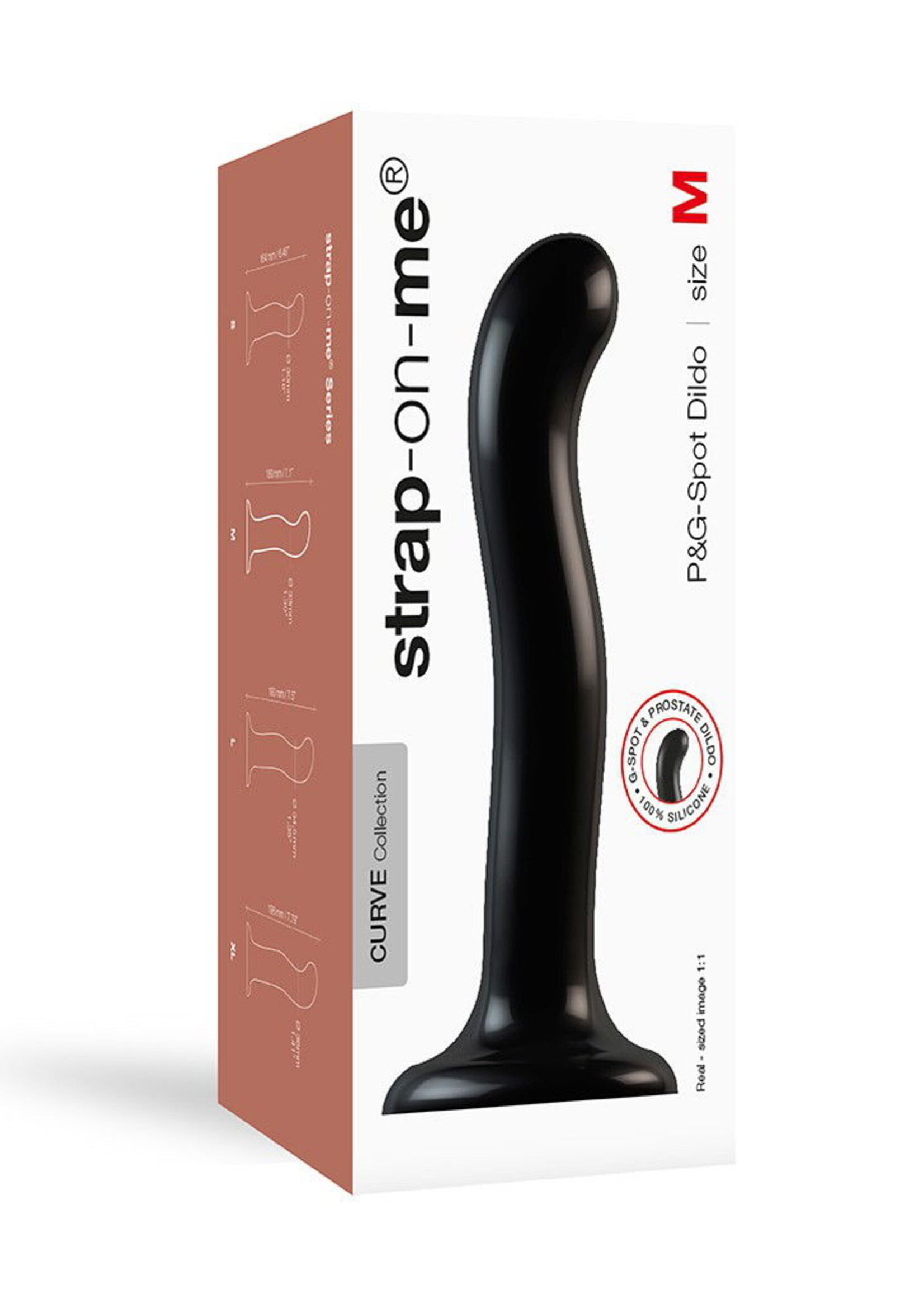 Strap-On-Me Strap-on-Me P&G Spot Dildo - Taille M - Ø 3.3 x 18 cm