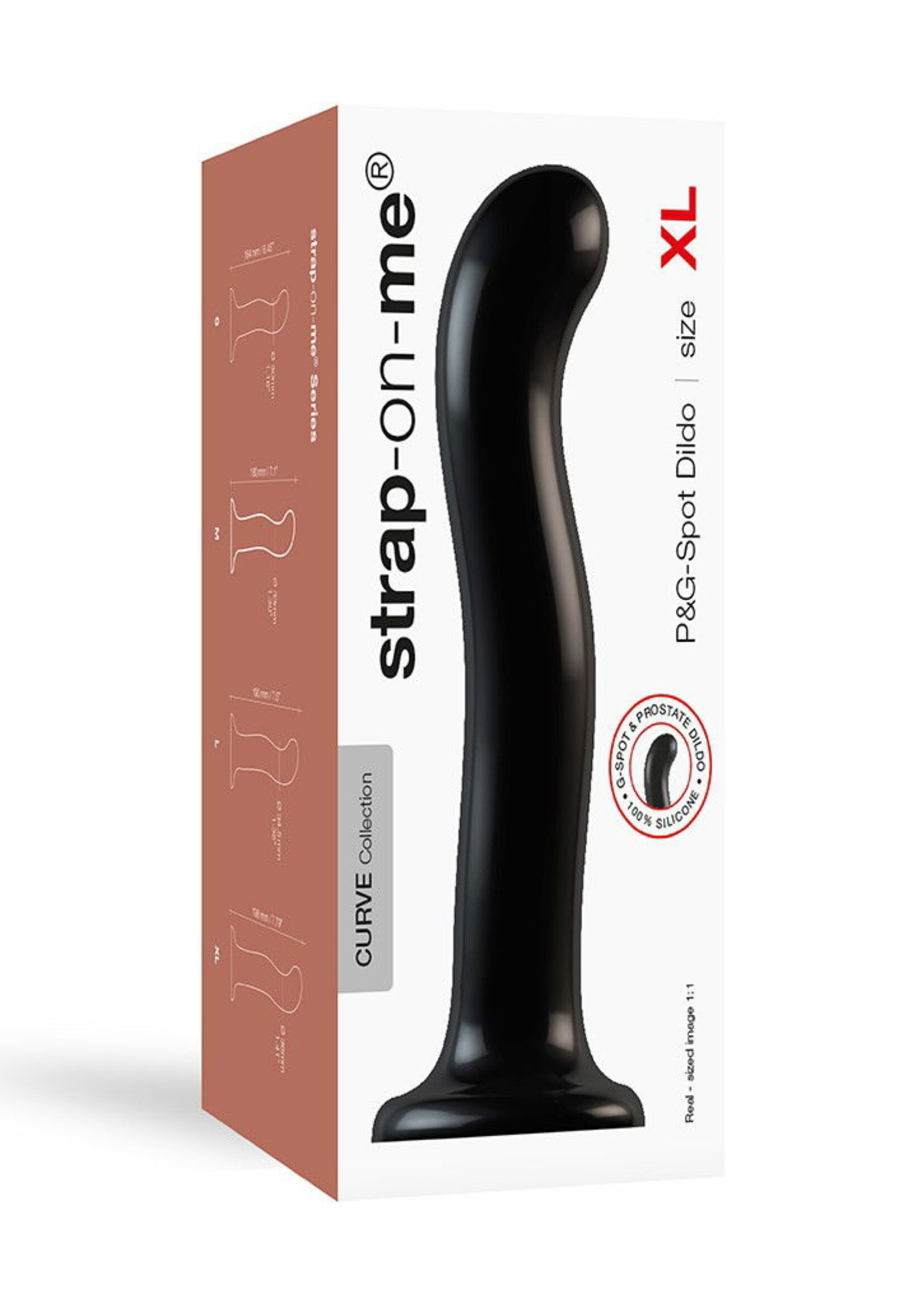 Strap-On-Me P&G Spot Dildo XL - G&G spot dildo 20 cm Ø3,6 cm