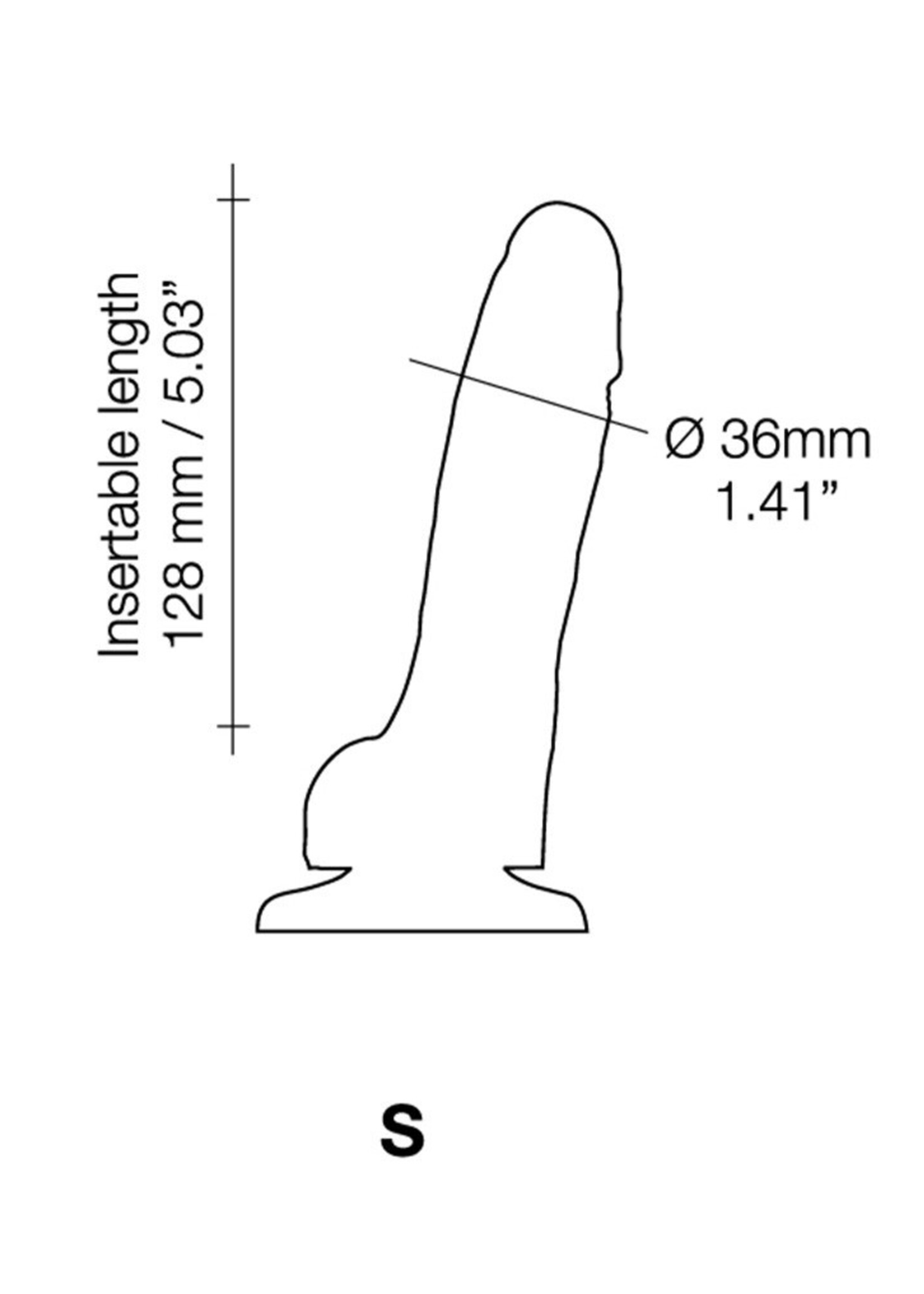 Strap-On-Me Realistischer Sliding Skin Dildo S - Realistischer Dildo 17 cm Ø3,6 cm