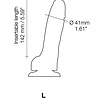 Strap-On-Me Realistische dildo met glijdende huid L - Realistische dildo 19 cm Ø4,1 cm Strap-On-Me Realistische dildo met glijdende huid L - Realistische dildo 19 cm Ø4,1 cm