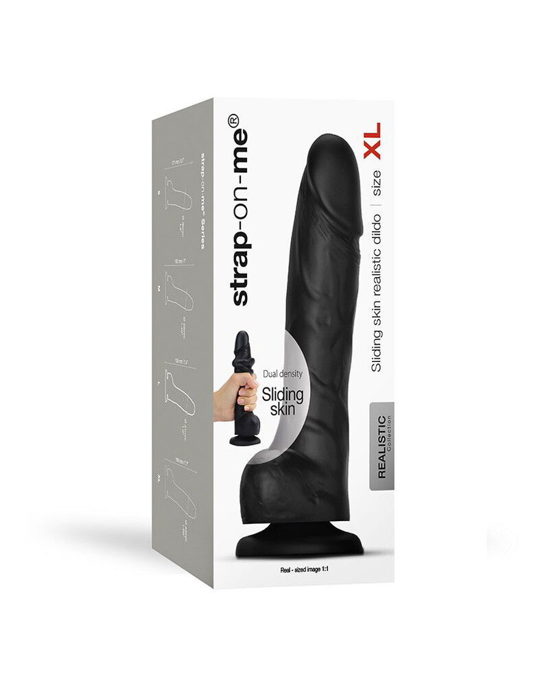 Strap-On-Me Realistischer Sliding Skin Dildo XL - Realistischer Dildo 19,8 cm Ø4,3 cm