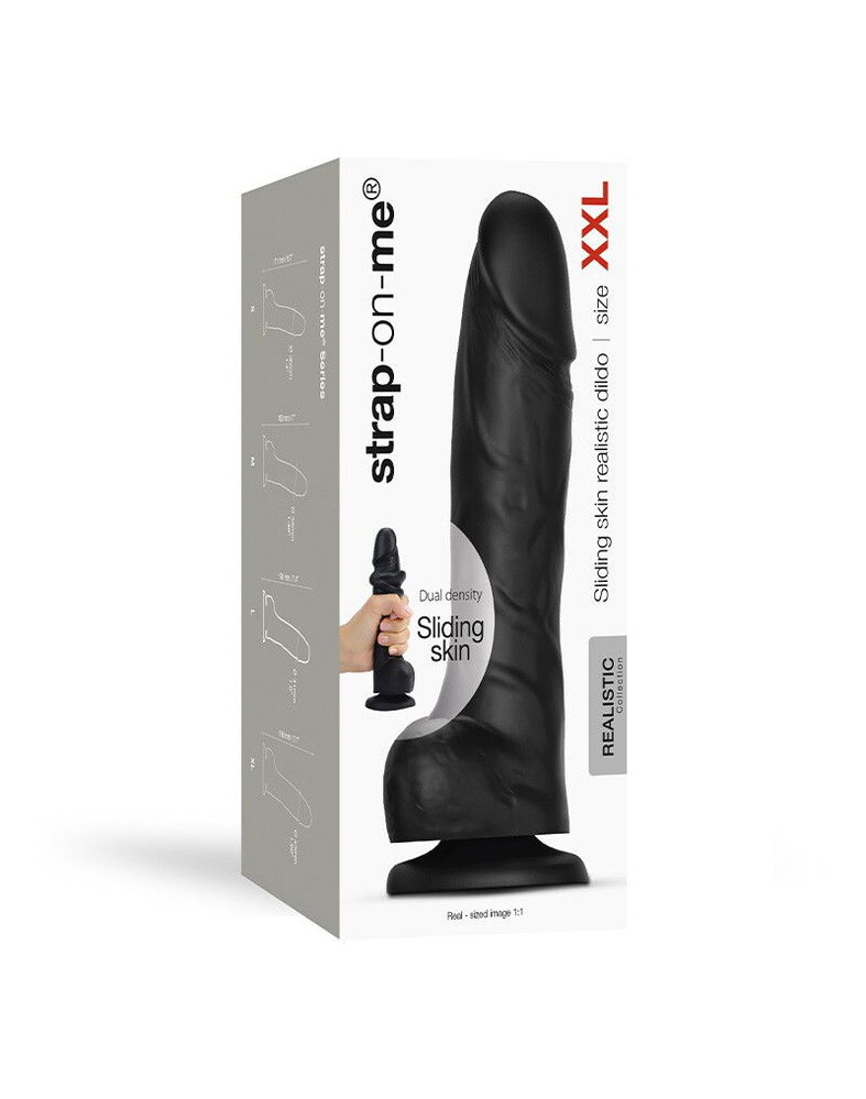 Strap-On-Me Gode Réaliste Sliding Skin - Taille XXL - Ø 4.6 x 20.8 cm Strap-On-Me Gode Réaliste Sliding Skin - Taille XXL - Ø 4.6 x 20.8 cm