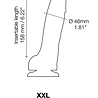 Strap-On-Me Realistische dildo met glijdende huid XXL - Realistische dildo 20,8 cm Ø4,6 cm Strap-On-Me Realistische dildo met glijdende huid XXL - Realistische dildo 20,8 cm Ø4,6 cm