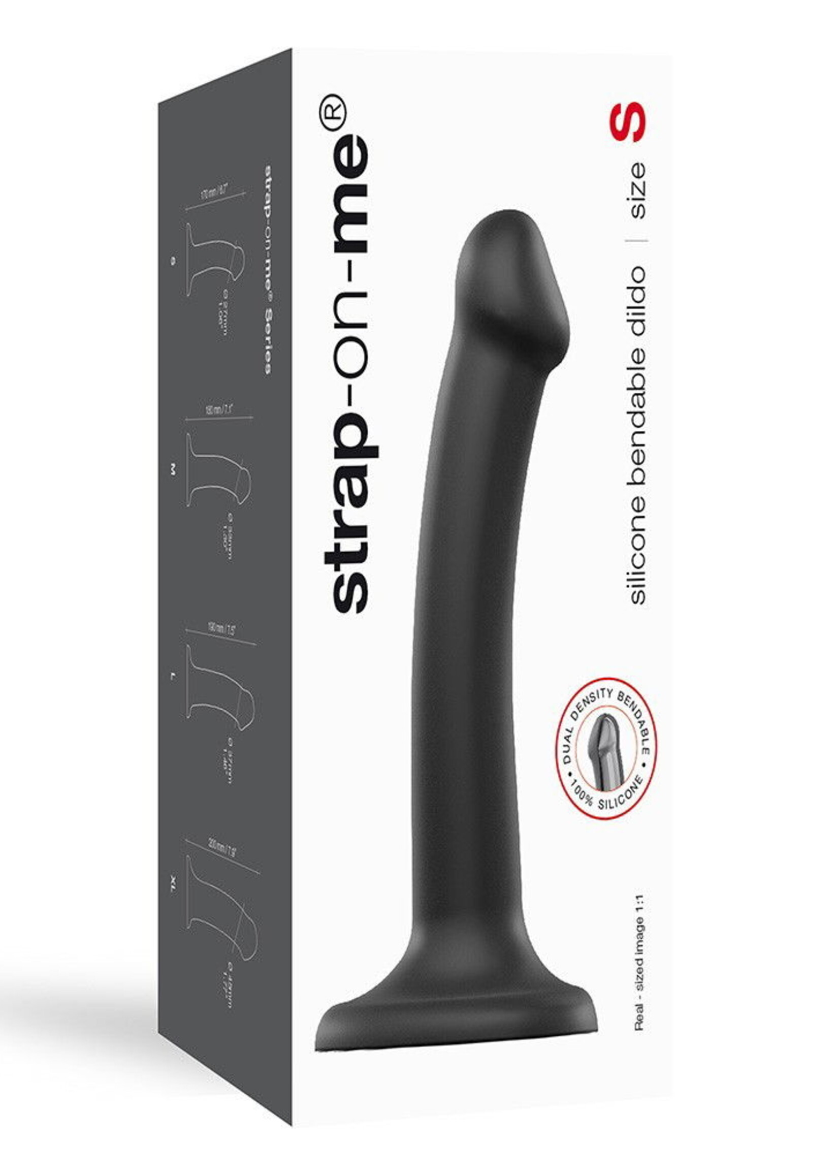 Strap-On-Me Dual Density Dildo - S - Ø 2.7 x 17 cm