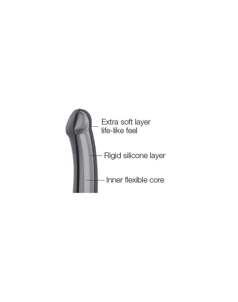 Strap-On-Me Dildo met dubbele dichtheid S - Realistische dildo 17 cm Ø2,7 cm Strap-On-Me Dildo met dubbele dichtheid S - Realistische dildo 17 cm Ø2,7 cm