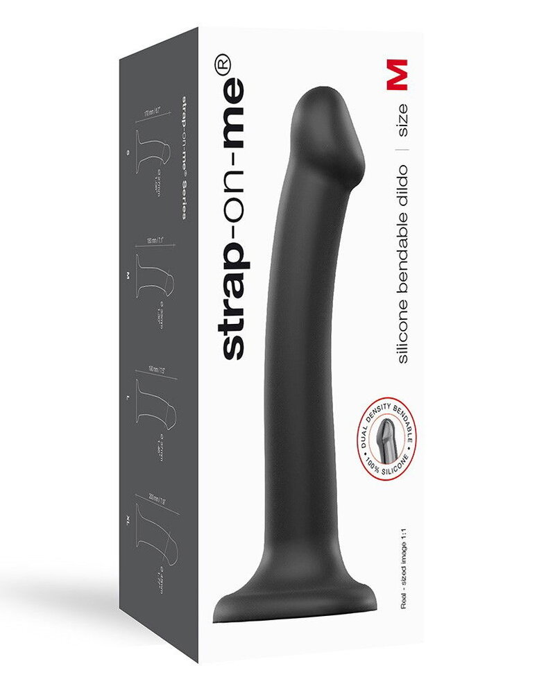 Strap-On-Me Dual Density Dildo - M - Ø 3.3 x 18 cm