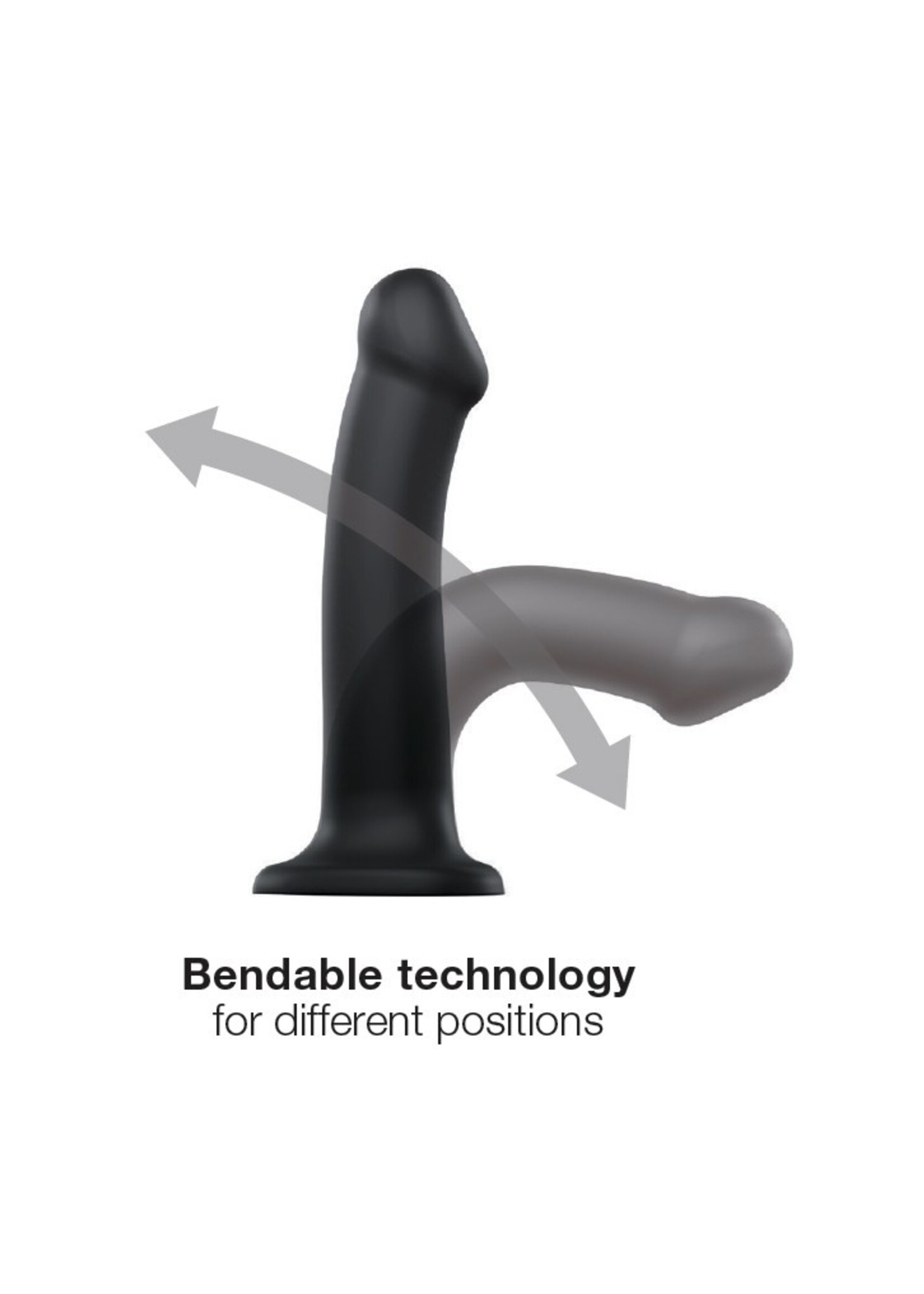 Strap-On-Me Dual Density Dildo M - Realistischer Dildo 18 cm Ø3,3 cm