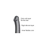 Strap-On-Me Dual Density Dildo M - Realistischer Dildo 18 cm Ø3,3 cm