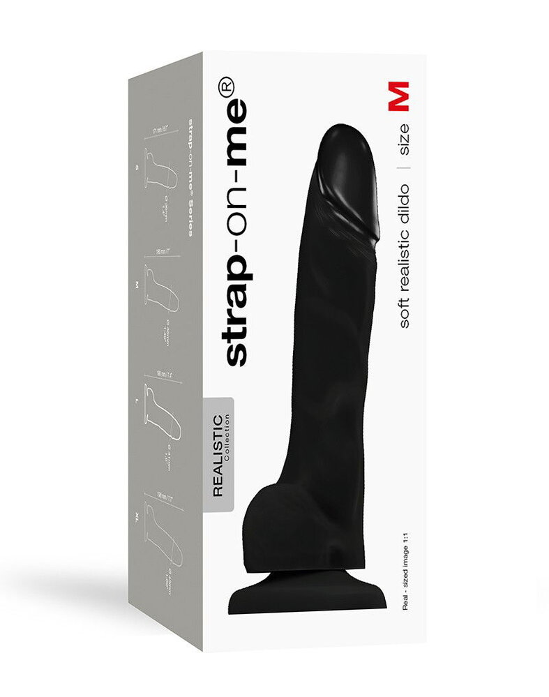 Strap-On-Me Soft Realistic Dildo M - Realistischer Dildo 18 cm Ø3,8 cm