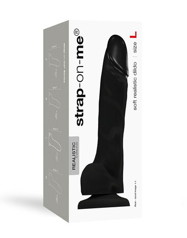 Strap-On-Me Strap-On-Me - Soft Realistic Dildo - Taille L - Ø 4.1 x 19 cm Strap-On-Me Strap-On-Me - Soft Realistic Dildo - Taille L - Ø 4.1 x 19 cm