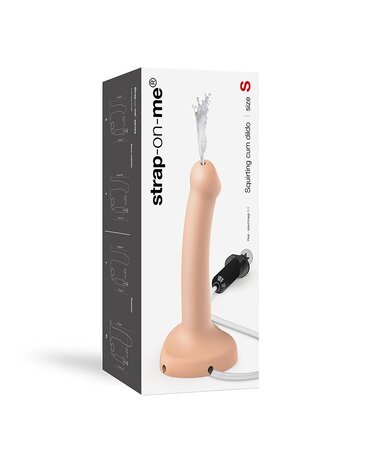 Strap-On-Me Squirting Cum Dildo S - Realistische dildo met spuitfunctie 17,3 cm Ø3,1 cm Strap-On-Me Squirting Cum Dildo S - Realistische dildo met spuitfunctie 17,3 cm Ø3,1 cm