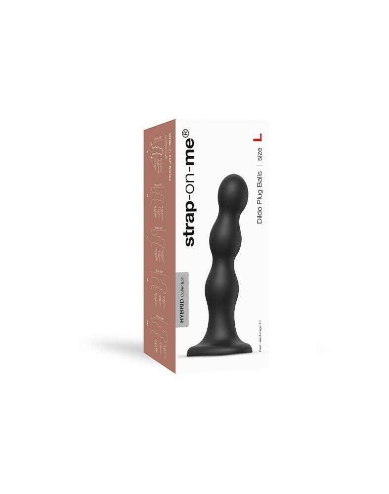 Strap-On-Me Strap-On-Me - Dildo Plug Balls Size L - Ø4 x 16.5 cm Strap-On-Me Strap-On-Me - Dildo Plug Balls Size L - Ø4 x 16.5 cm