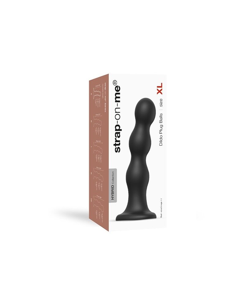 Strap-On-Me Dildo Plug Balls XL - Kugel-Dildo 16,5 cm Ø4,4 cm Strap-On-Me Dildo Plug Balls XL - Kugel-Dildo 16,5 cm Ø4,4 cm