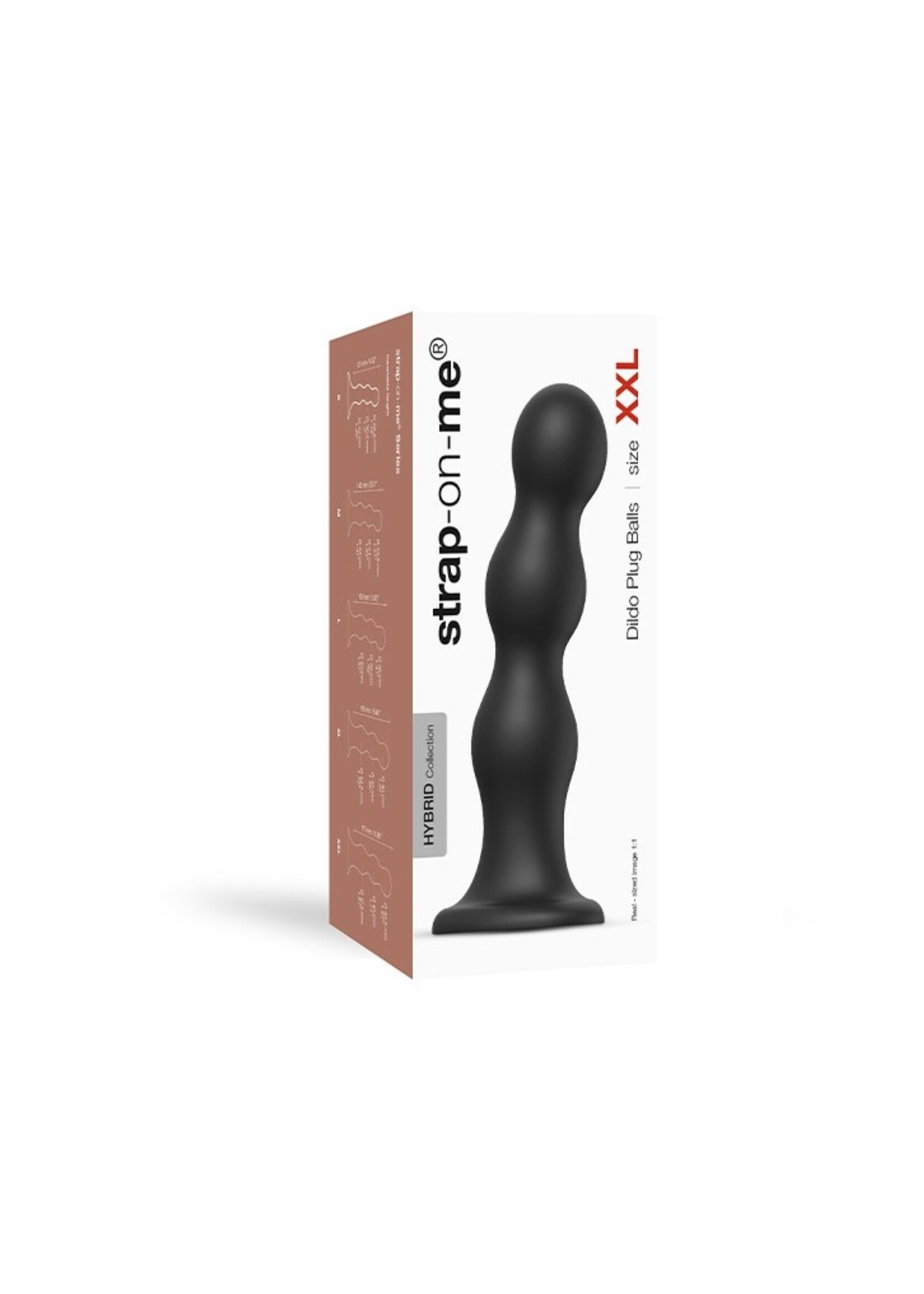 Strap-On-Me Dildo Plug Balls - Taille XXL - Ø4.7 x 19 cm
