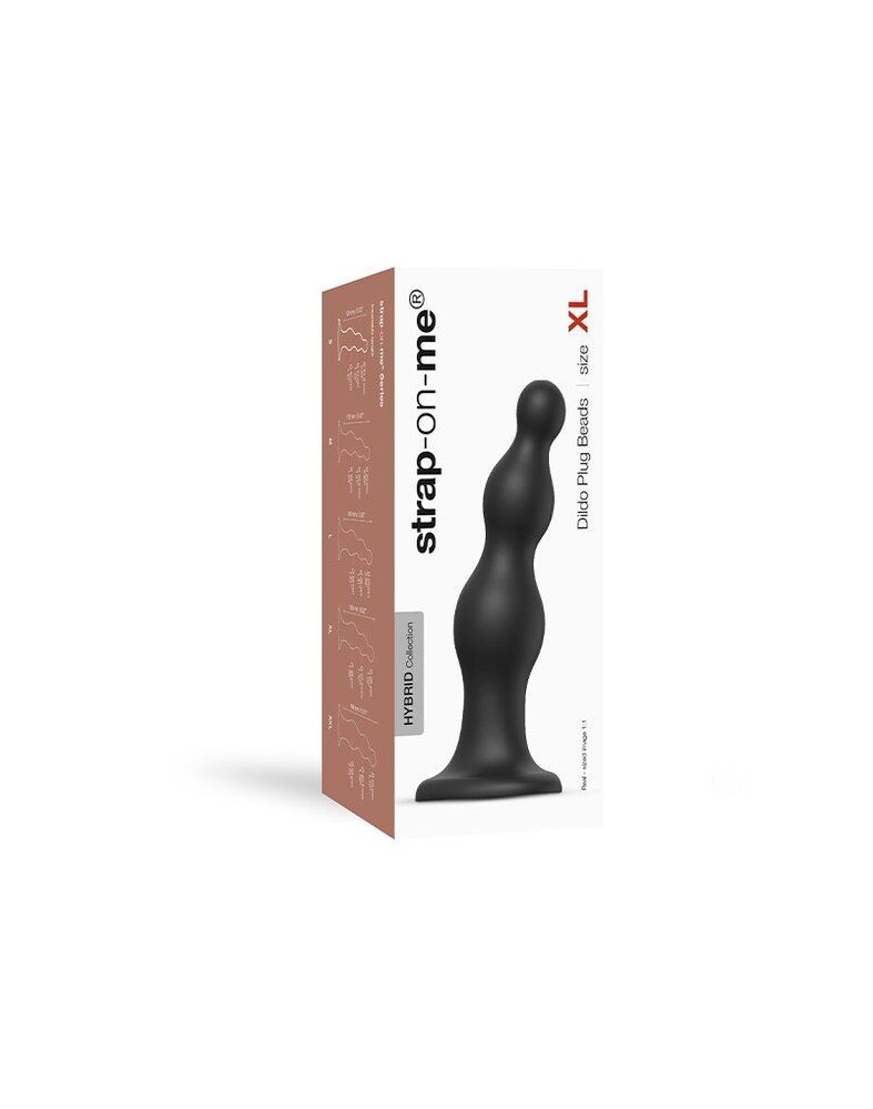 Strap-On-Me Strap-On-Me - Dildo Plug Beads Size XL - Ø2.6 / 3.75 / 4.8 x 17 cm Strap-On-Me Strap-On-Me - Dildo Plug Beads Size XL - Ø2.6 / 3.75 / 4.8 x 17 cm