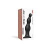 Strap-On-Me Dildo Plug met Kralen XXL - Strap-On Dildo 16,8 cm Ø 2,8-5,2 cm
