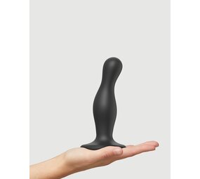 Strap-On-Me Dildo Plug Curvy Maat M - Metallic Paars