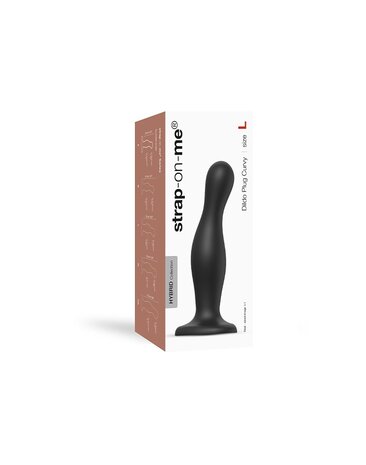 Strap-On-Me Dildo Plug Curvy - Taille L - Ø4.7 x 16.5 cm