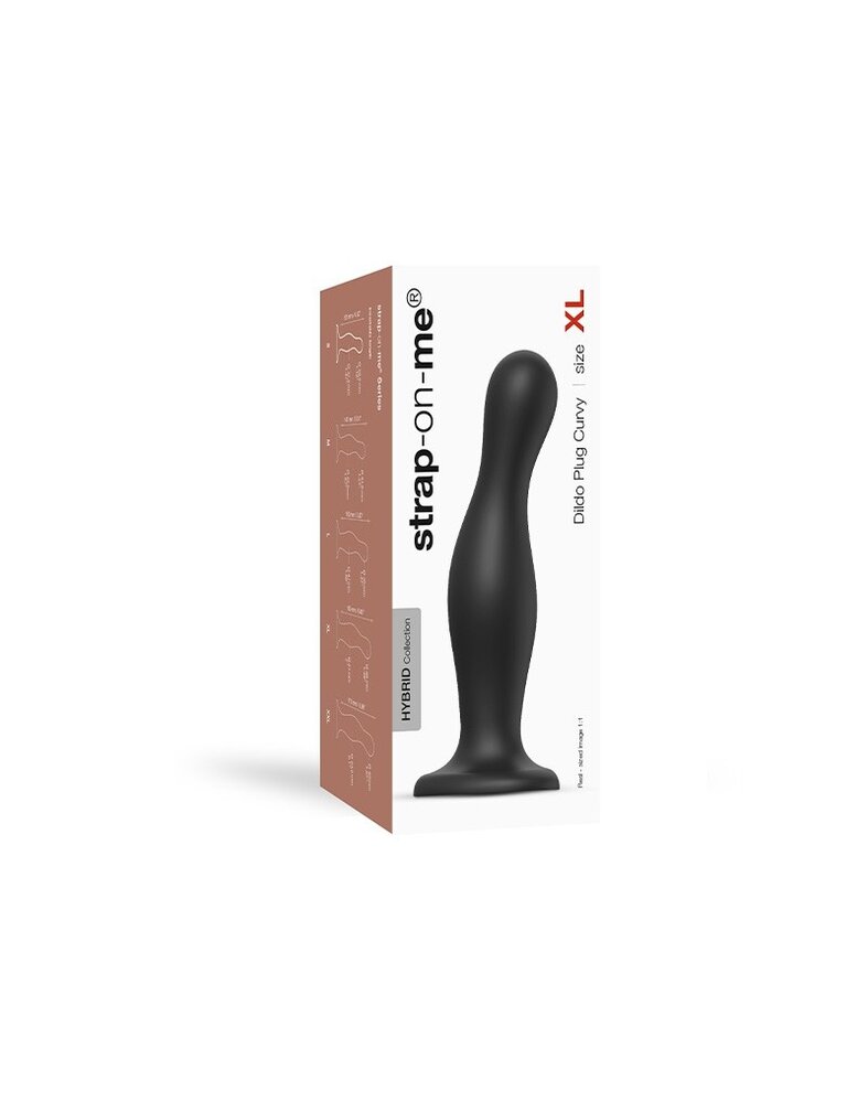 Strap-On-Me Dildo Plug Curvy - Taille XL - Ø5.1 x 18 cm