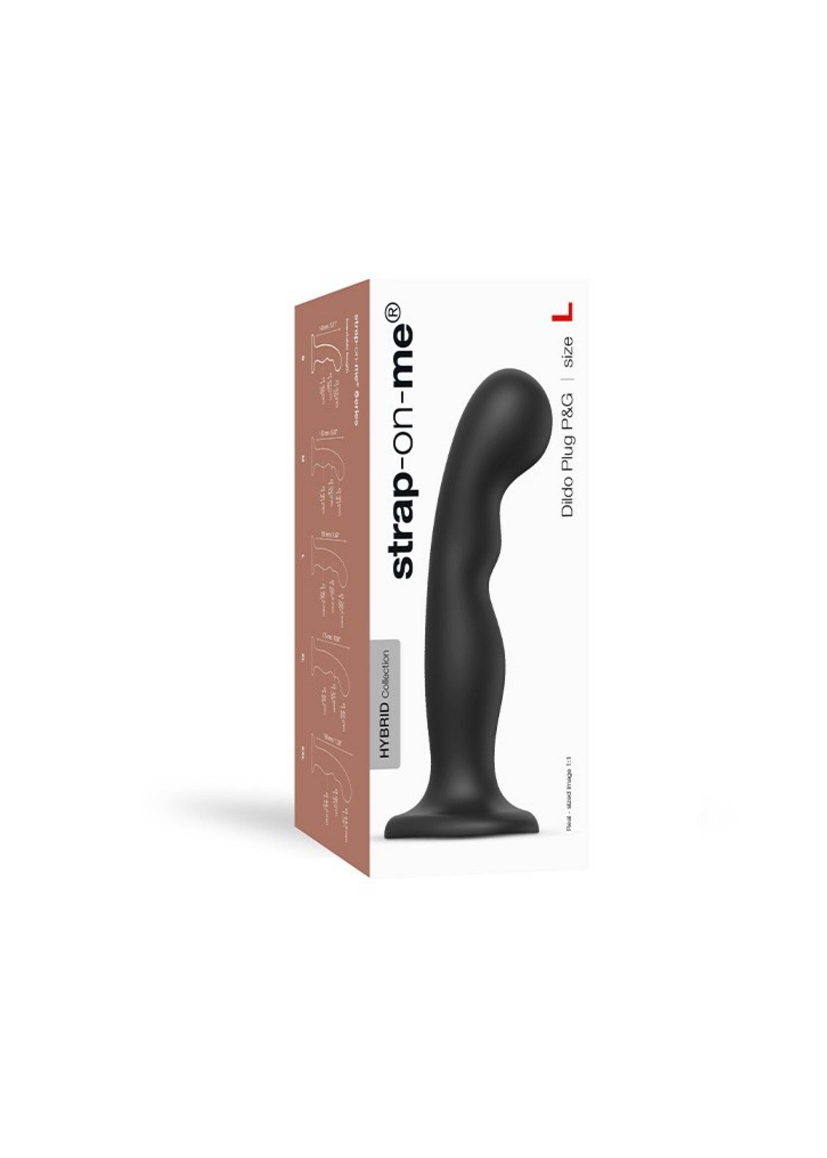 Strap-On-Me Dildo Plug P&G - Taille L - Ø3.9 x 18 cm