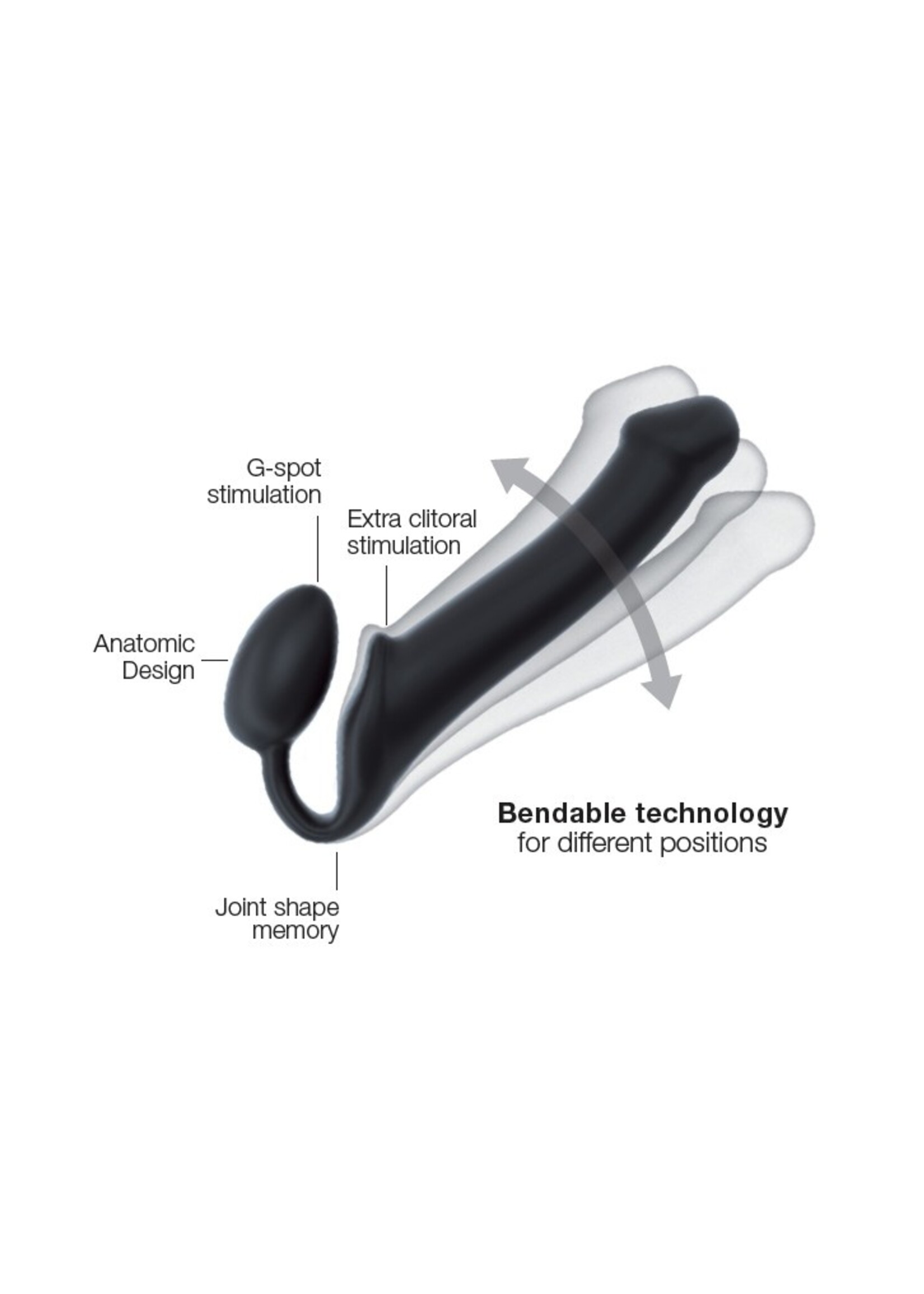 Strap-On-Me Dildo - XL - Ø 4.5 x 16 cm