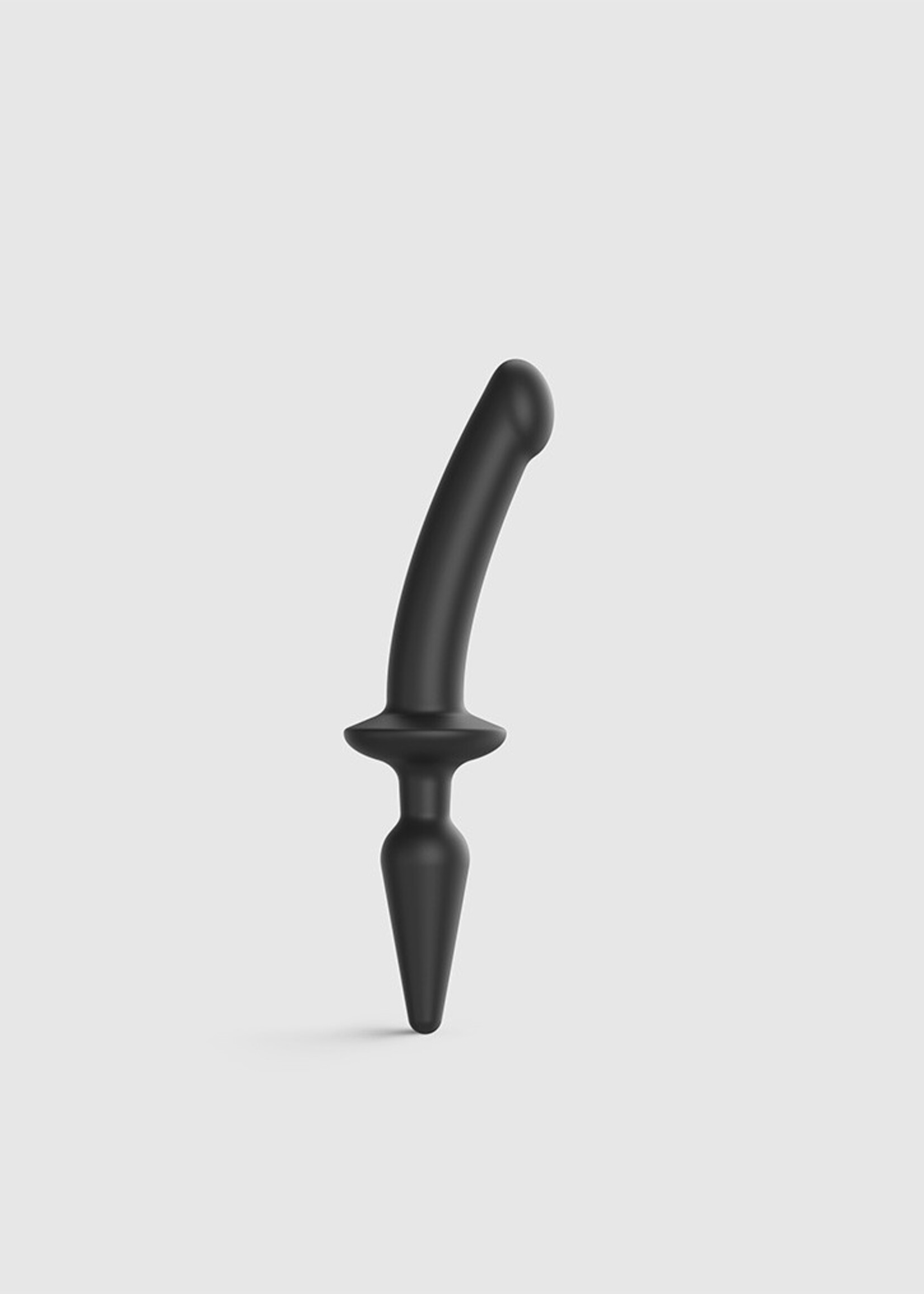 Strap-On-Me Plug-In Switch Semi-Réaliste - Gode & Plug Anal 2-en-1 Taille S - Ø 3.3 x 25 cm