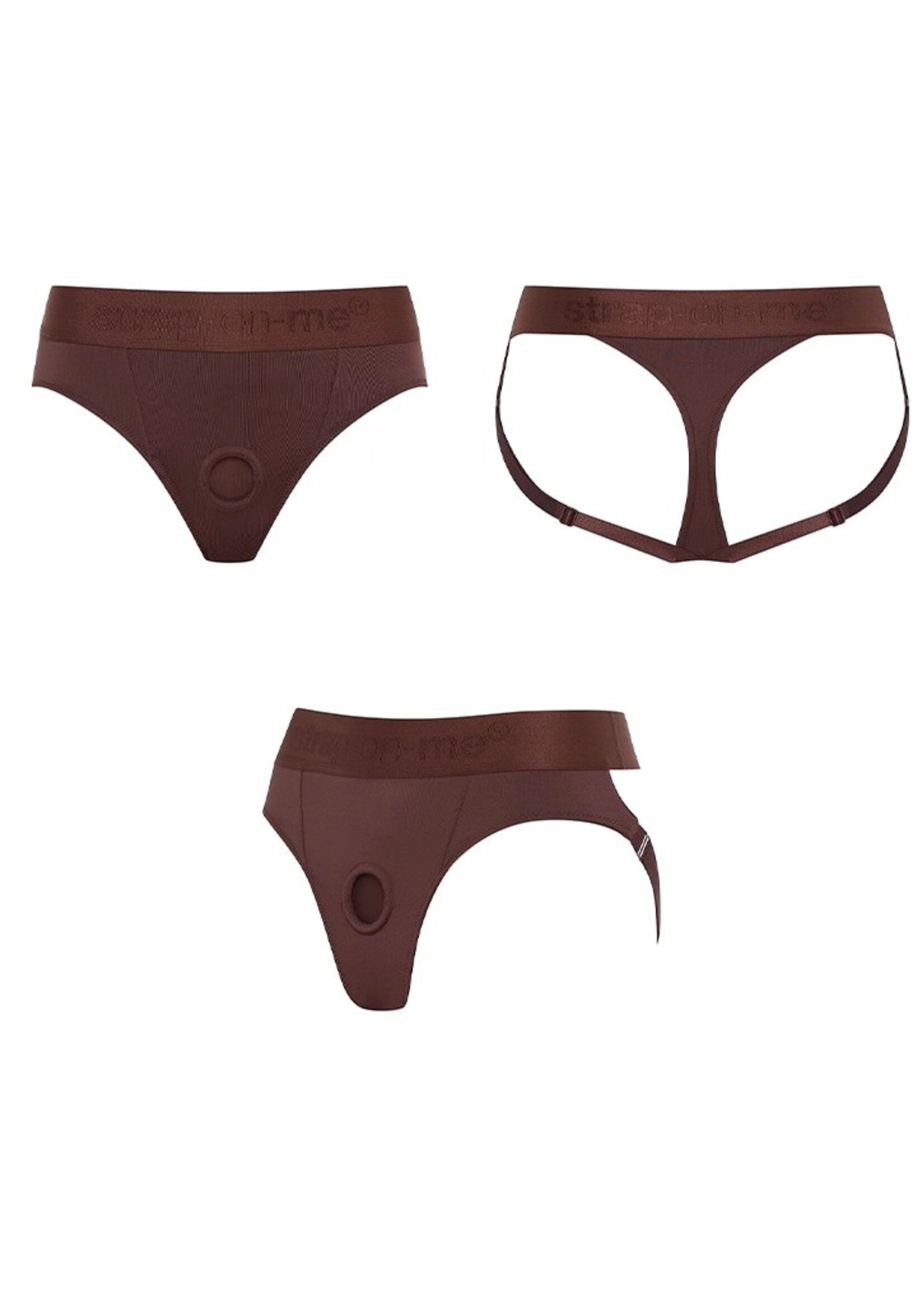 Strap-On-Me Harness Heroine - Harnais Strap-On - Marron
