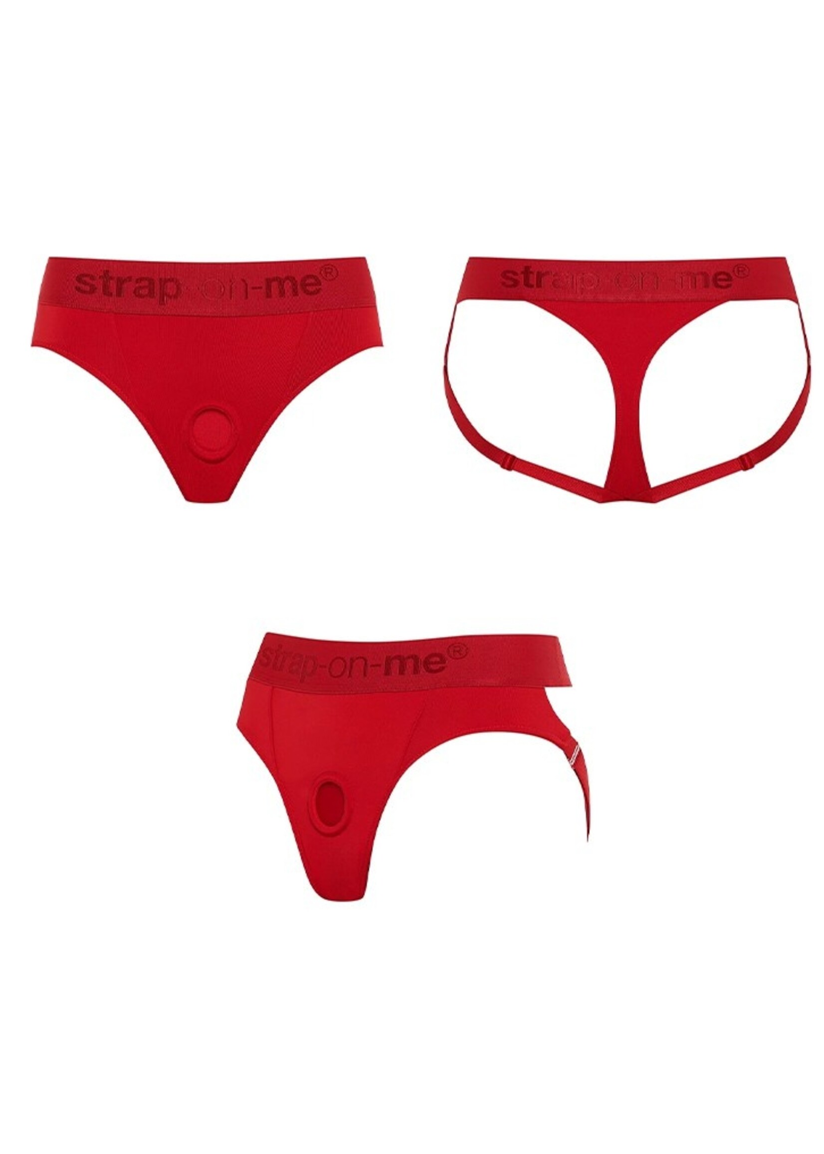 Strap-On-Me Harness Heroine - Harnais Strap-On - Rouge